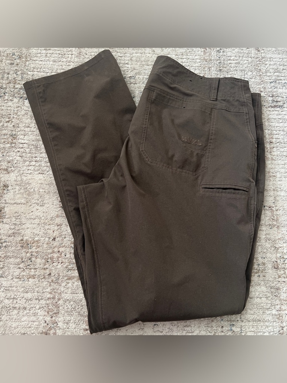 KUHL SILENCR Men's 40 X 34 Brown 6-pocket Outdoor Hiking Pants